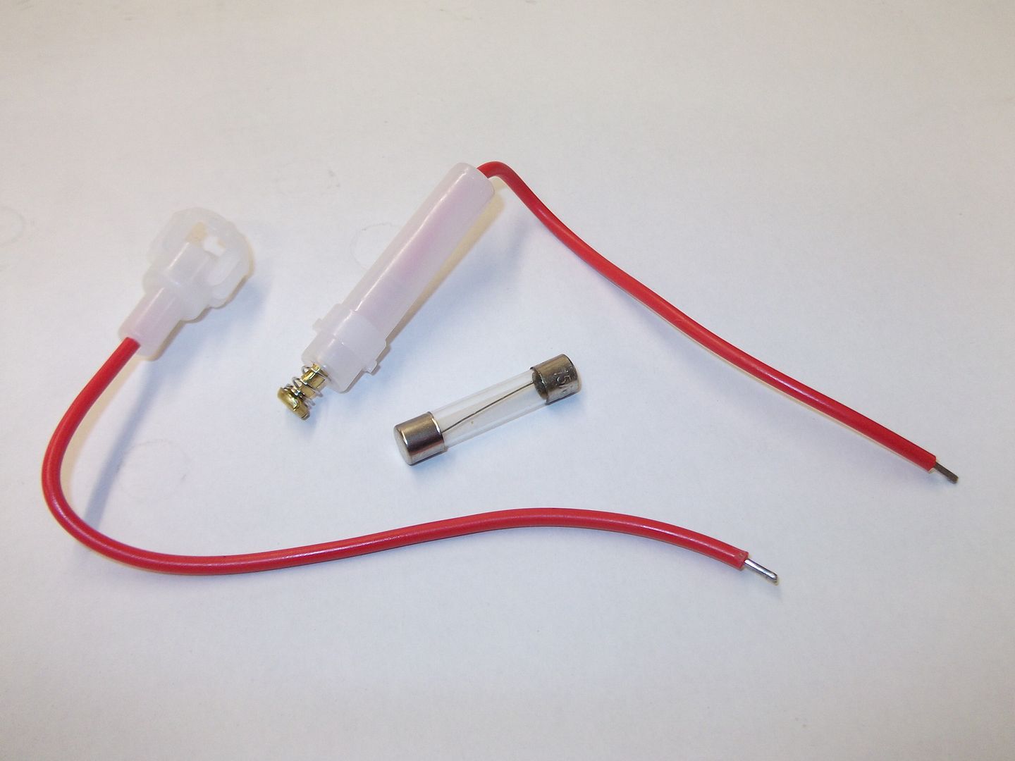 30mm Glass Fuse Holder Inline In Line 12V Classic Car Auto Caravan