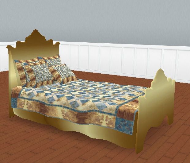 Romantic Gold Bed