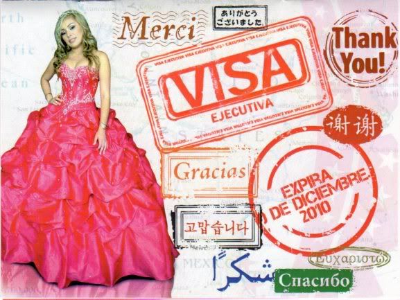 Invitaciones de Pasaporte para Quinceaneras