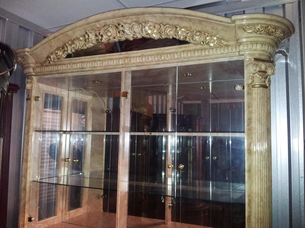 Italian Romany Marble Pattern Dresser Sideboard Display Unit eBay