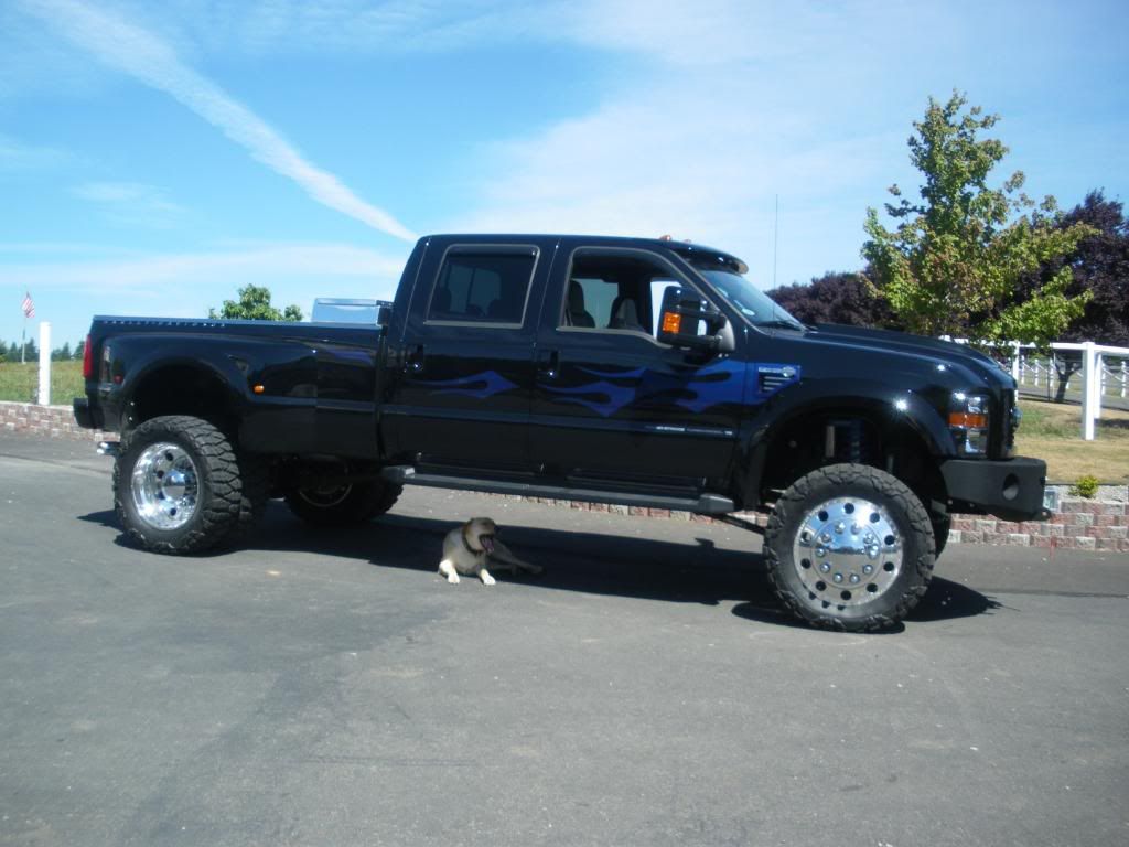 Any Pics Of F450 With Different Tires Sizes The Diesel Garage