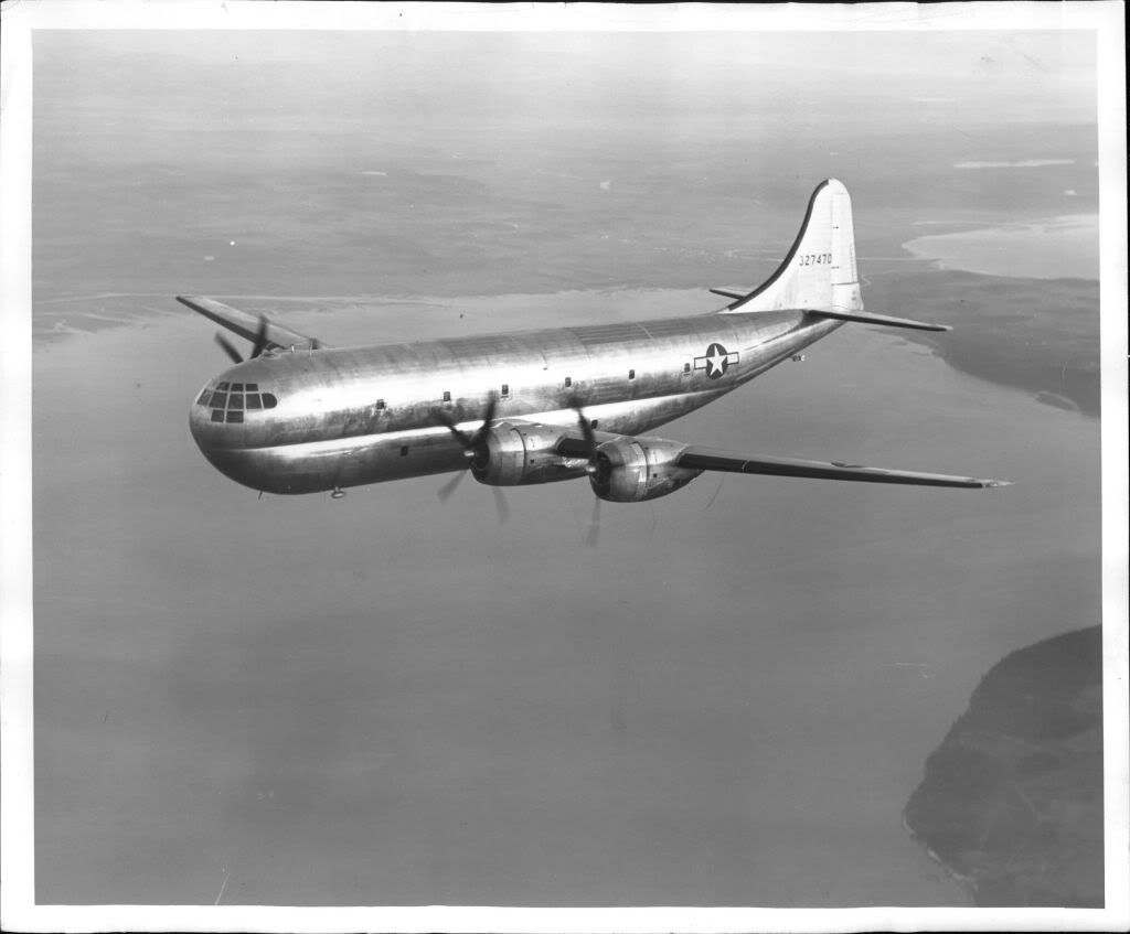 有关以下物品的详细资料: 1945 boeing stratocruiser c-97 press