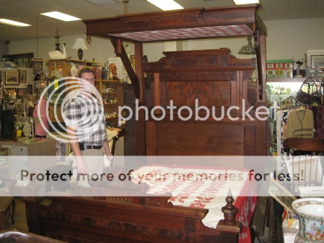Antique Eastlake Bed, Antique Furniture