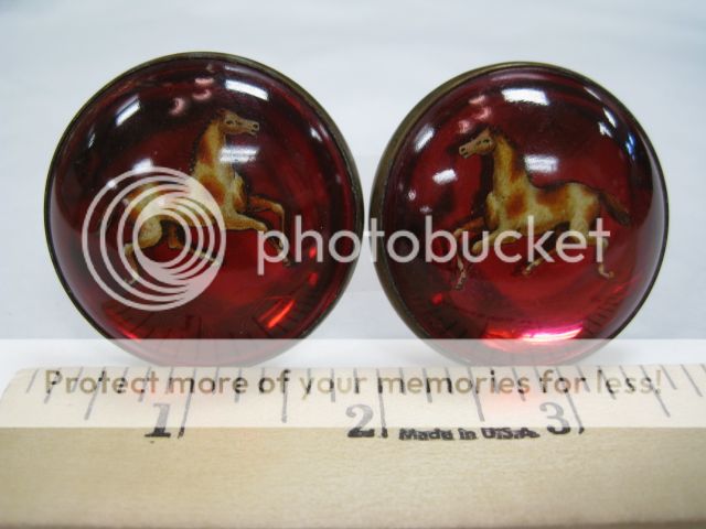 Pair of Horse Bridal Buttons